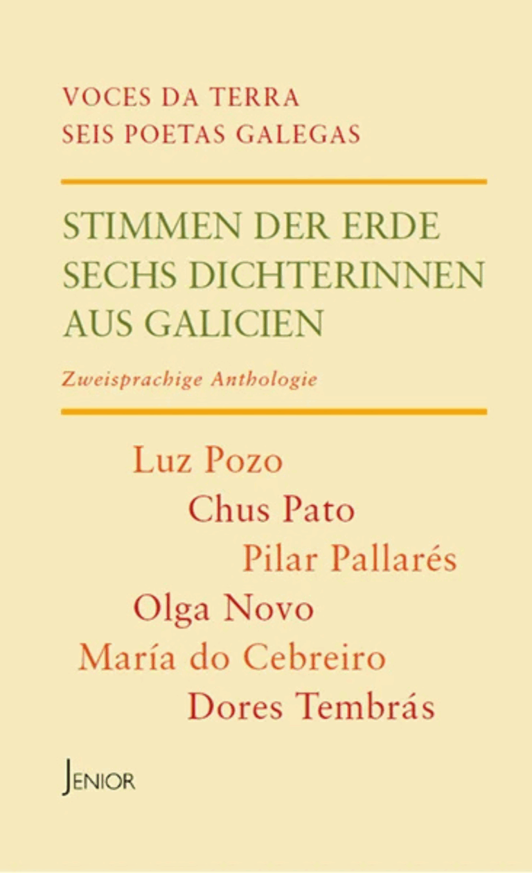 Olga Novo: Gedichtauswahl in: Stimmen der Erde. Sechs Dichterinnen aus Galicien. Jenior Verlag, 2022. S. 191–277. 

ISBN: 9783959780360