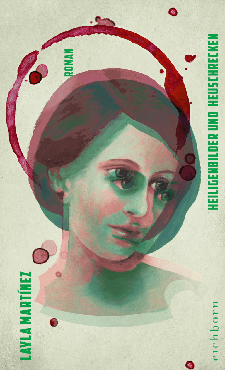 Layla Martínez: Heiligenbilder und Heuschrecken. Eichborn Verlag Köln, 2024.  

ISBN 978-3-8479-0165-5